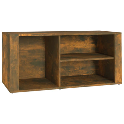 VIDAXL -Schuhschrank 100x35x45 cm Eigenschaften mit geräuchertem Eichenbaus befördert