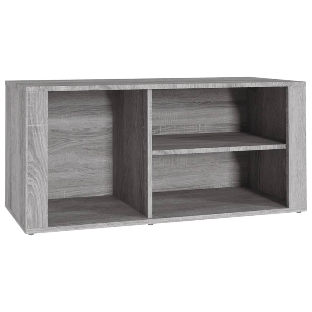 VIDAXL -Schuhschrank 100x35x45 cm propertiertes Holzgrau Sonoma