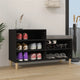 Vidaxl Schuhschrank 102x36x60 cm propertiertes Holzschwarz
