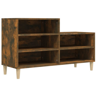 VIDAXL -Schuhschrank 102x36x60 cm propertiertes Holzgeräuchchen -Eiche gefärbt