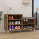VIDAXL -Schuhschrank 102x36x60 cm propertiertes Holzgeräuchchen -Eiche gefärbt