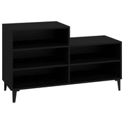 Vidaxl Schuhschrank 102x36x60 cm propertiertes Holzschwarz - afbeelding 2