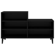 Vidaxl Schuhschrank 102x36x60 cm propertiertes Holzschwarz - afbeelding 3