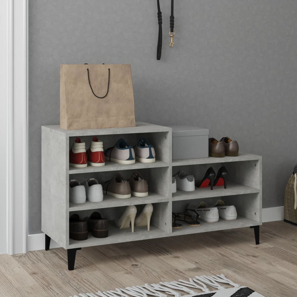 Vidaxl Schuhschrank 102x36x60 cm verarbeiteter Holzbetonpreis
