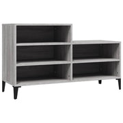 VIDAXL -Schuhschrank 102x36x60 cm propertiertes Holz Sonoma Grey - afbeelding 2