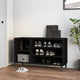 Vidaxl Schuhschrank 102x36x60 cm propertiertes Holzschwarz