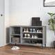 VIDAXL -Schuhschrank 102x36x60 cm propertiertes Holz Sonoma Grey