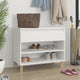 Vidaxl Schuhschrank 70x36x60 cm propertiertes Holz weiß