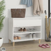 Vidaxl Schuhschrank 70x36x60 cm propertiertes Holz Hochglanz weiß