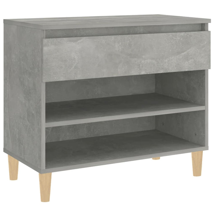 VIDAXL -Schuhschrank 70x36x60 cm verarbeiteter Holzbetonglijs
