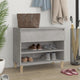 VIDAXL -Schuhschrank 70x36x60 cm verarbeiteter Holzbetonglijs