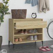 Vidaxl Schuhschrank 70x36x60 cm propertiertes Holz Sonoma Eiche gefärbt - afbeelding 3