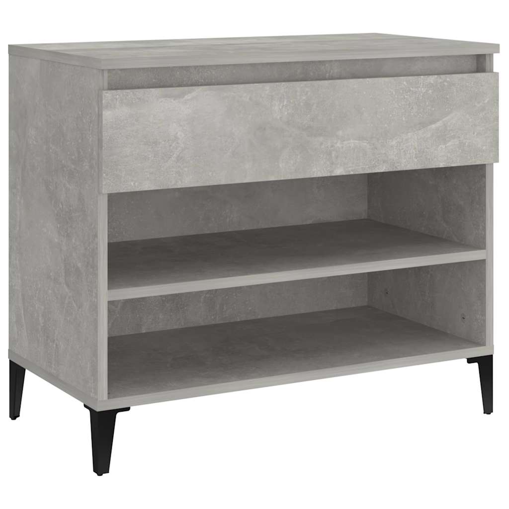 VIDAXL -Schuhschrank 70x36x60 cm verarbeiteter Holzbetonglijs