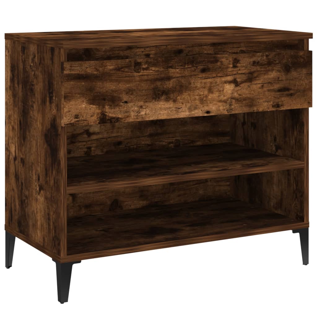 Vidaxl Schuhschrank 70x36x60 cm propertiertes Holzgeräuchchenfarbe gefärbt