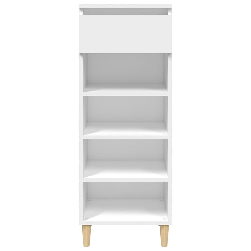 Vidaxl Schuhschrank 40x36x105 cm verarbeitetes Holz weiß