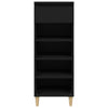 Vidaxl Schuhschrank 40x36x105 cm propertiertes Holzschwarz
