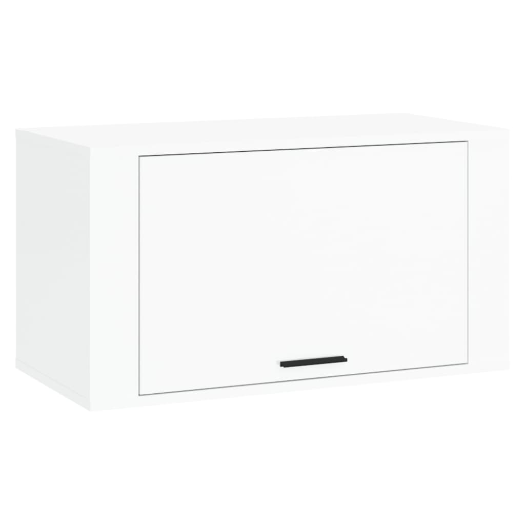 Vidaxl Schuhschrank Wand -montiert 70x35x38 cm verarbeitetes Holz weiß