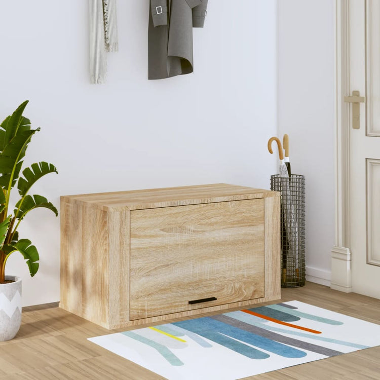 Vidaxl Wandschuhschrank 70x35x38 cm propertiertes Holz Sonoma Eiche