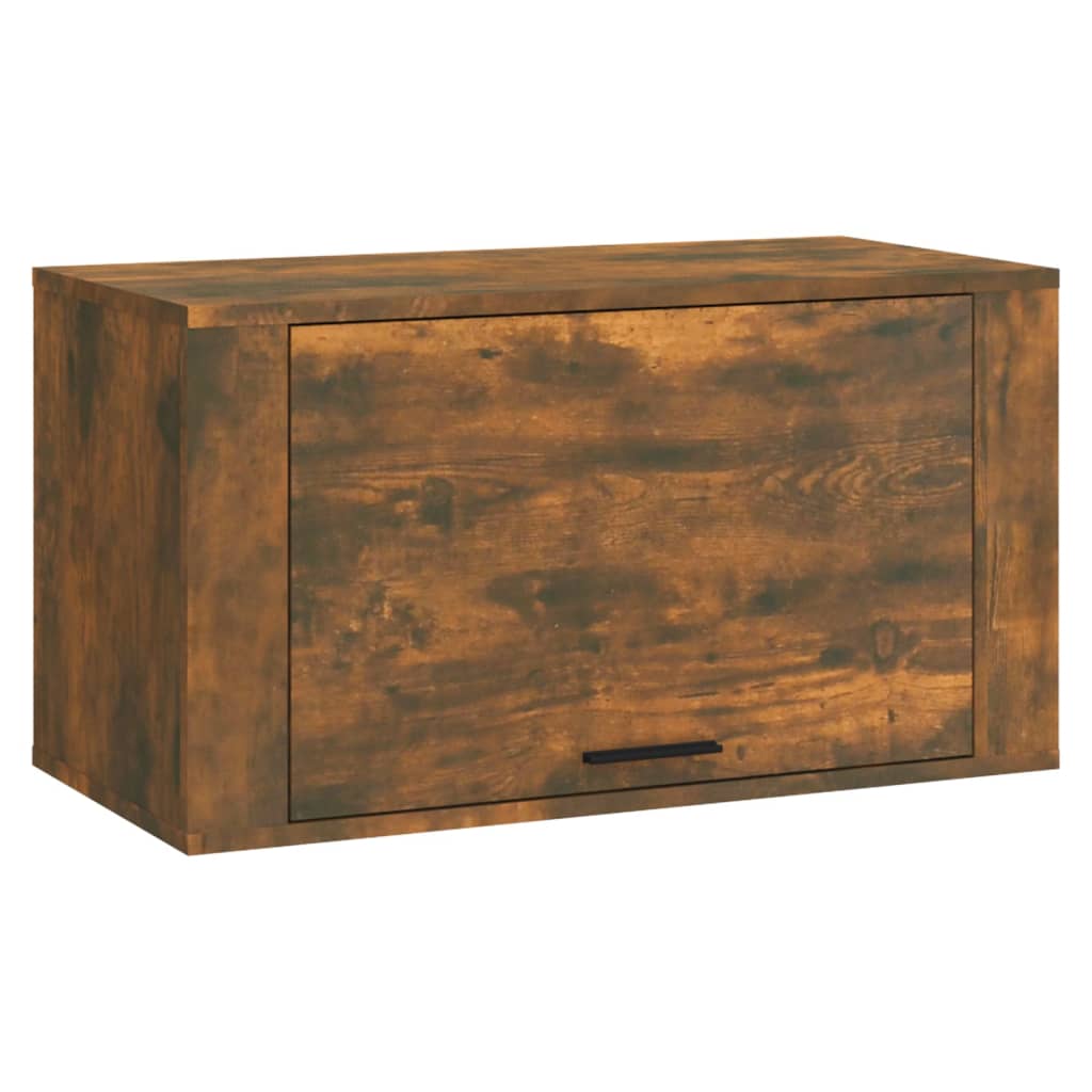Vidaxl Wandschuhschrank 70x35x38 cm Solid Pine Räuchereiche