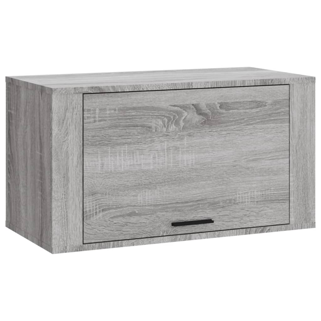 Vidaxl Wandschuhschrank 70x35x38 cm Festkiefer Sonoma Grau