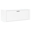 Vidaxl Wandschuhschrank 100x35x38 cm propertiertes Holz Hochglanz weiß