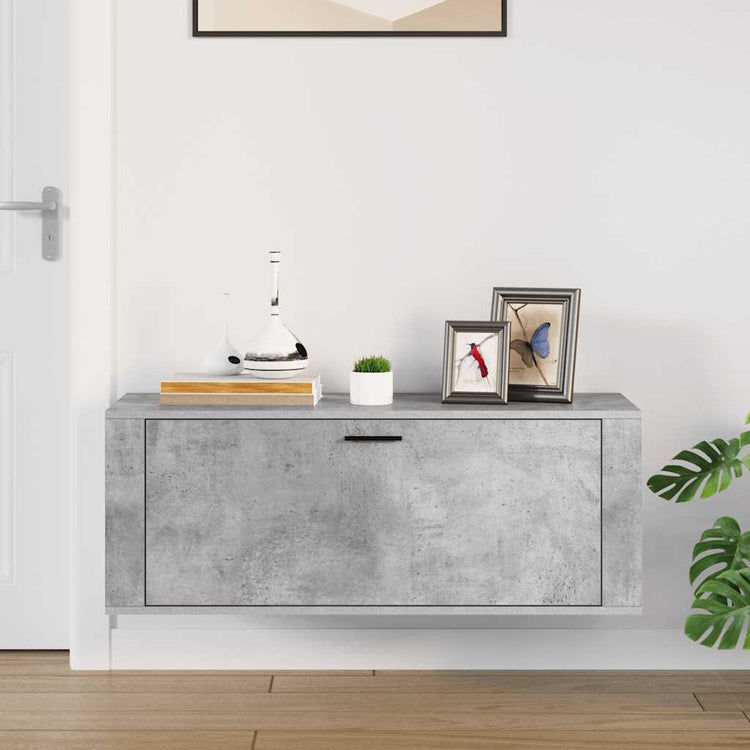 Vidaxl Wandschuhschrank 100x35x38 cm verarbeiteter Holzbetonpreis