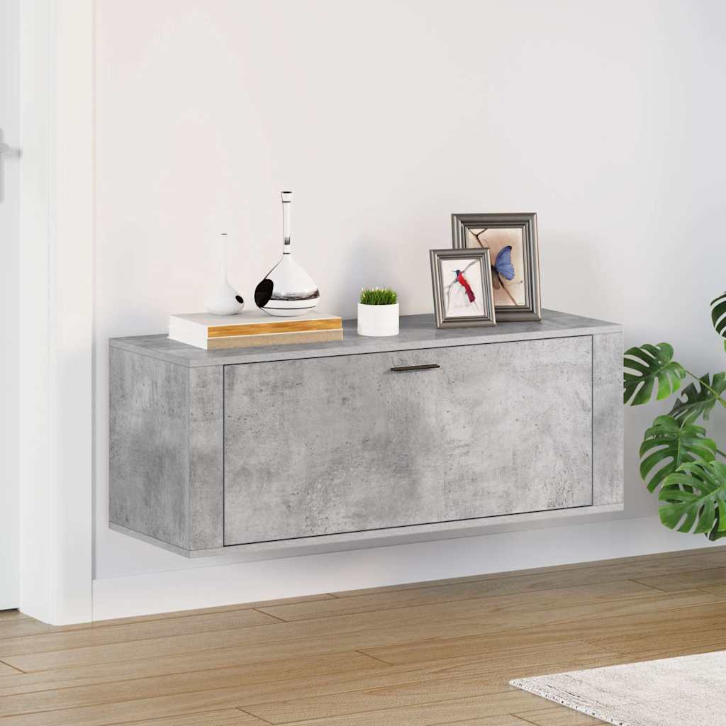 Vidaxl Wandschuhschrank 100x35x38 cm verarbeiteter Holzbetonpreis