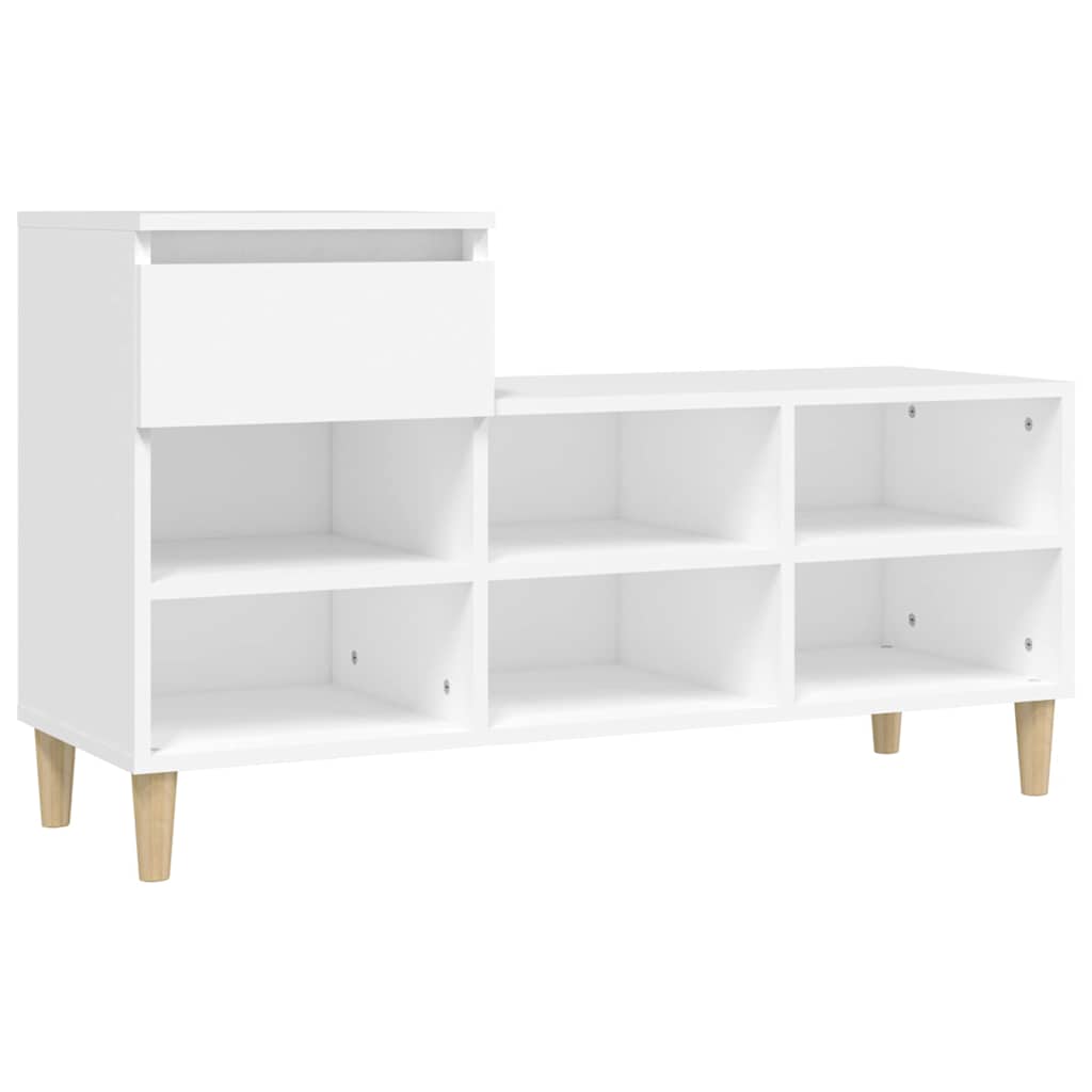 Vidaxx Schuhschrank 102x36x60 cm Holzwerkstoff weiß