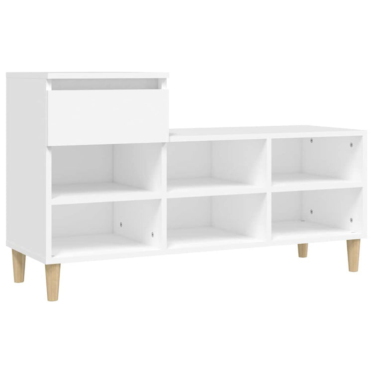 Vidaxx Schuhschrank 102x36x60 cm Holzwerkstoff weiß