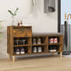 VIDAXL -Schuhschrank 102x36x60 cm propertiertes Holzgeräuchchen -Eiche gefärbt