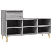 VIDAXL -Schuhschrank 102x36x60 cm propertiertes Holz Sonoma Grey - afbeelding 2