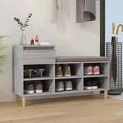 VIDAXL -Schuhschrank 102x36x60 cm propertiertes Holz Sonoma Grey - afbeelding 1