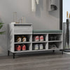 VIDAXL -Schuhschrank 102x36x60 cm propertiertes Holz Sonoma Grey