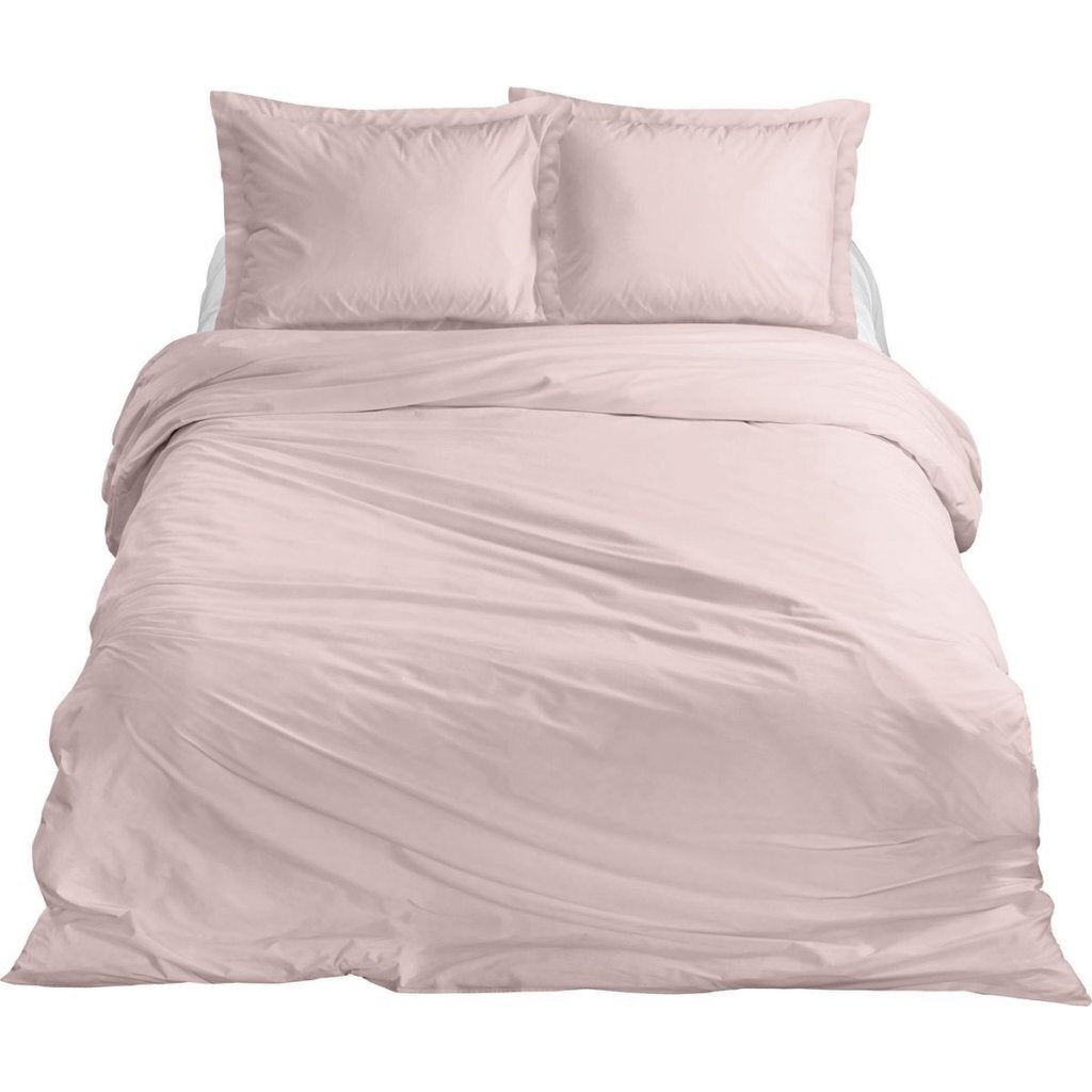 Zehn Cate Cotton Satin Single Duvet Cover 140x200 220 cm Rouge Pink