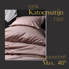 Zehn Cate Cotton Satin Single Duvet Cover 140x200 220 cm Rouge Pink