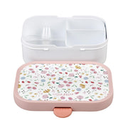 MEPAL Campus Lunchbox Blumen und Schmetterlinge rosa weiß - afbeelding 3