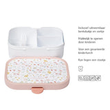 MEPAL Campus Lunchbox Blumen und Schmetterlinge rosa weiß - afbeelding 4