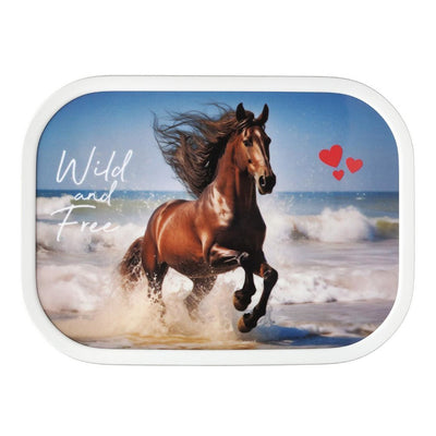 Mepal Lunchbox Campus Wildpferd weiß blau