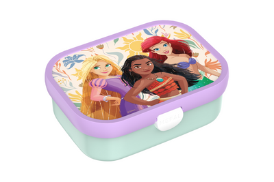 Mepal Lunchbox Campus – 750 ml – Lunchbox mit Fächern für Kinder – geeignet für 4 Sandwiches – Princess Power