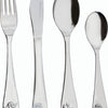 Kinderbesteck - 4-teilig - Safari - Silber