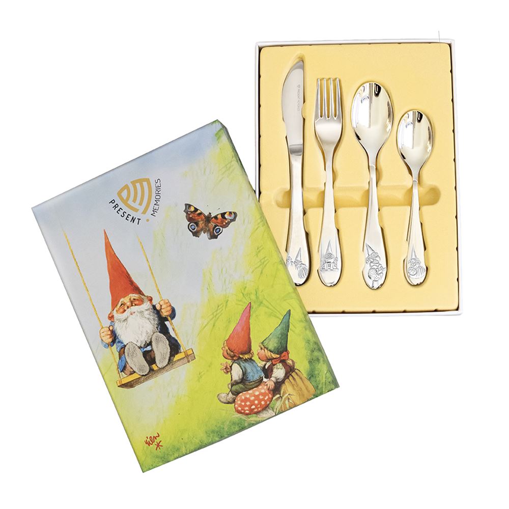 Kinderbesteck - 4-teilig - Wichtel - Rien