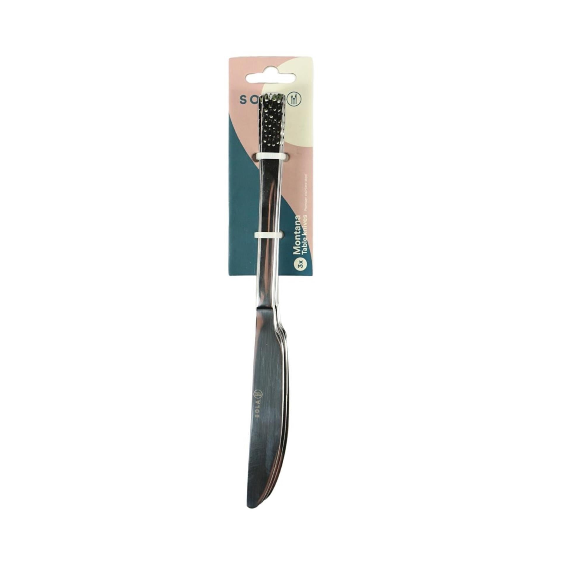Sola Montana Tafelmesser 23,5 cm 3 Stück | 50 Stück