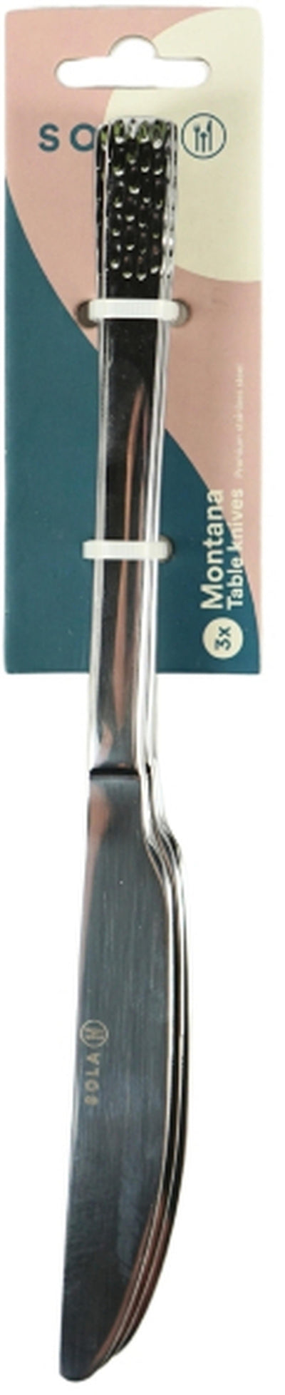 Sola Montana Tafelmesser 23,5 cm 3 Stück | 50 Stück