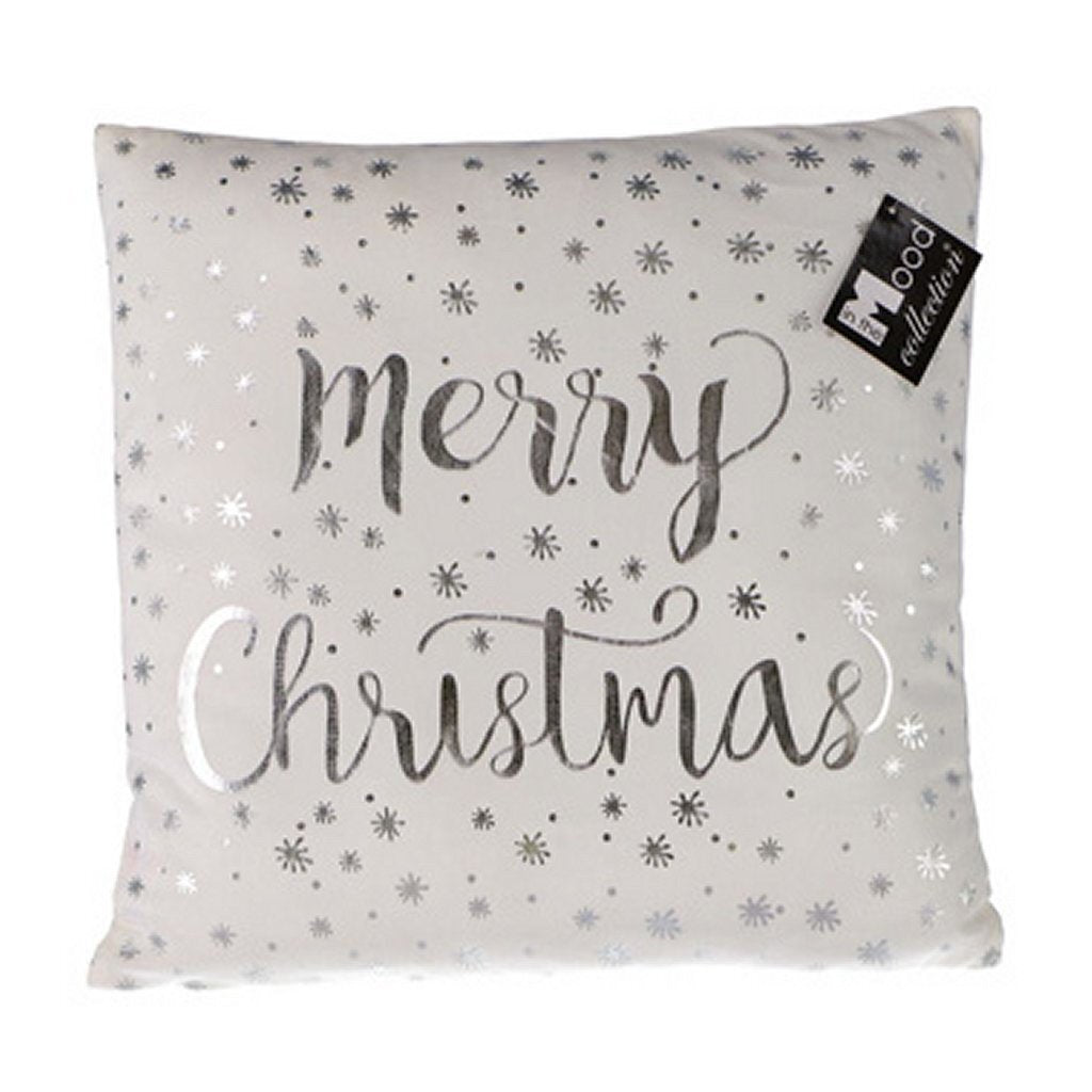 In der Stimmungskollektion in der Stimmungskollektion Frohe Weihnachtskissen White 40x40x10 cm