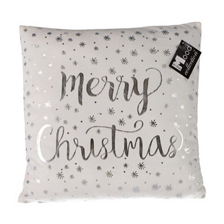 In der Stimmungskollektion in der Stimmungskollektion Frohe Weihnachtskissen White 40x40x10 cm