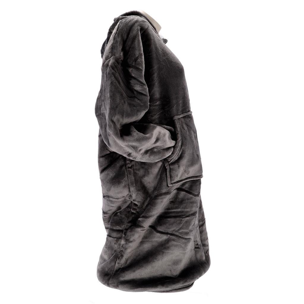 Andere Marken Hoodie Plaid Sherry 70x110 cm Holzkohlegrau