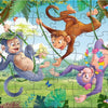 Rebo legpuzzel 48 stukjes - monkeys in t