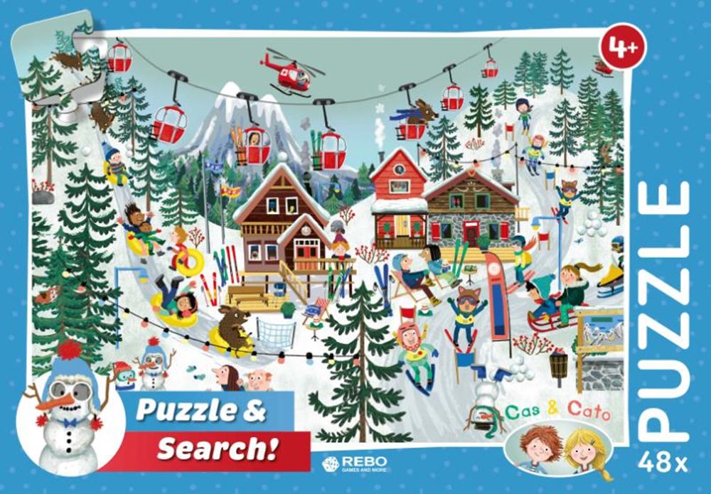 Neueinsatzproduktionen Legpuzzel Cas Cato Winter Junior 48 Stücke