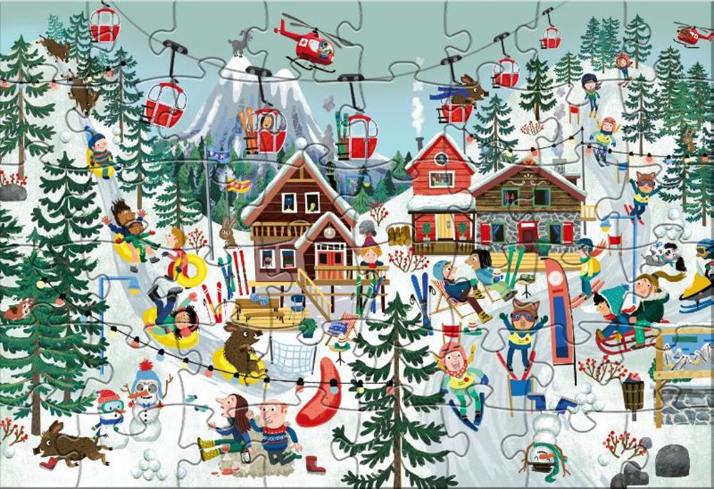 Neueinsatzproduktionen Legpuzzel Cas Cato Winter Junior 48 Stücke