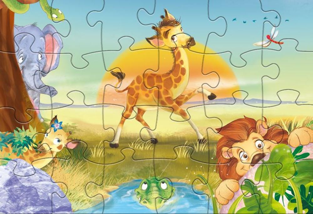 Rebo Puzzle 24 + 48 Teile - klein